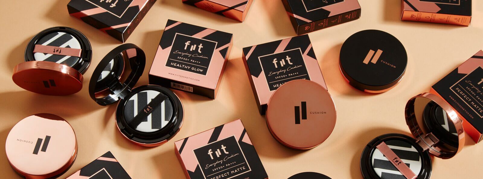 Fiit ,Fiit cosmetic, Everyday Cushion Perfect Matte , # 01 Milk Foam ,ผิวขาวอมชมพู, คูชั่นรองพื้น ,คูชั่น,รองพื้น